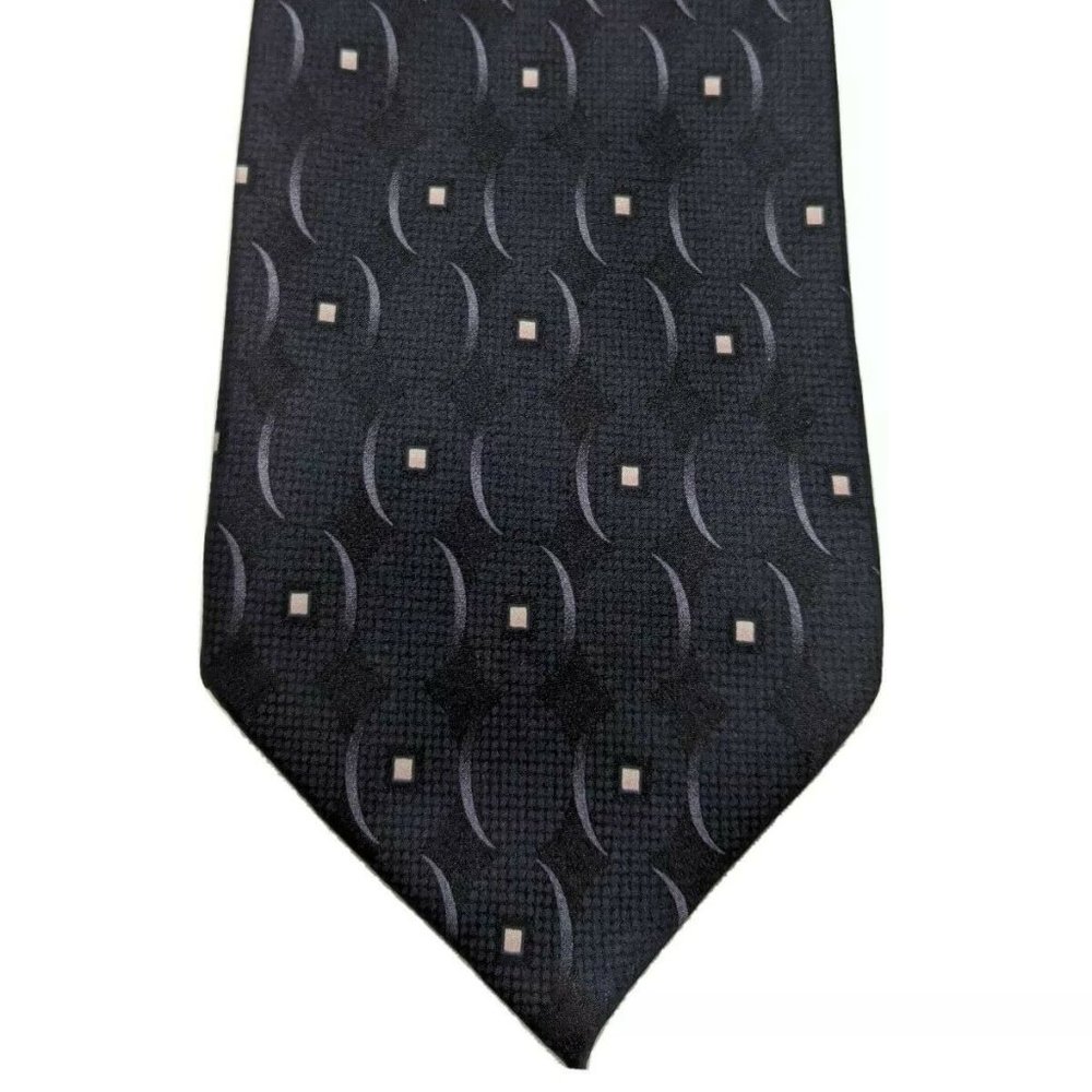 Dimoggio Designer Silk Geometric Necktie